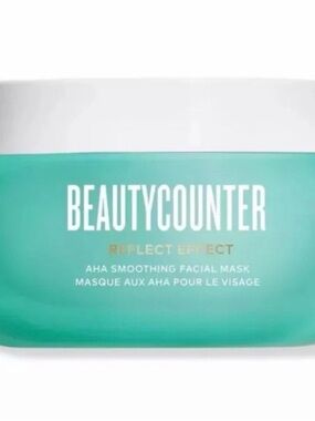 beautycounter Reflect Effect AHA Facial Mask - Turquoise Green